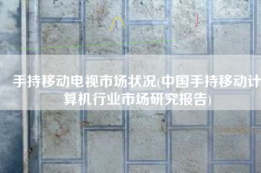 手持移动电视市场状况(中国手持移动计算机行业市场研究报告)