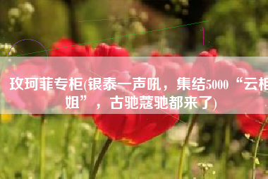 玫珂菲专柜(银泰一声吼，集结5000“云柜姐”，古驰蔻驰都来了)