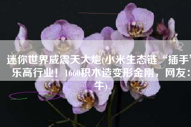 迷你世界威震天大炮(小米生态链“插手”乐高行业！1660积木造变形金刚，网友：牛)