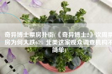 奇异博士票房扑街(《奇异博士2》次周票房为何大跌67% 北美这家观众调查机构不简单)