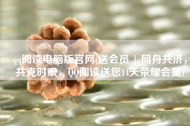 qq阅读电脑版官网(送会员 | 同舟共济，共克时艰，QQ阅读送您14天荣耀会员)