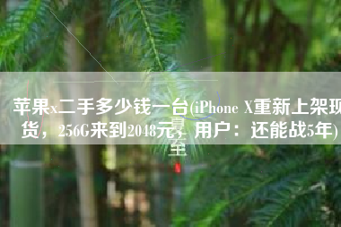 苹果x二手多少钱一台(iPhone X重新上架现货，256G来到2048元，用户：还能战5年)