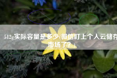 512g实际容量是多少(微信盯上个人云储存市场了？)