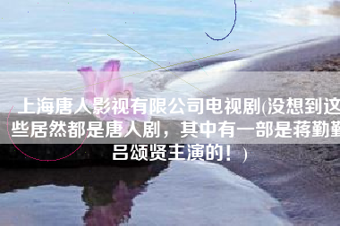 上海唐人影视有限公司电视剧(没想到这些居然都是唐人剧，其中有一部是蒋勤勤吕颂贤主演的！)