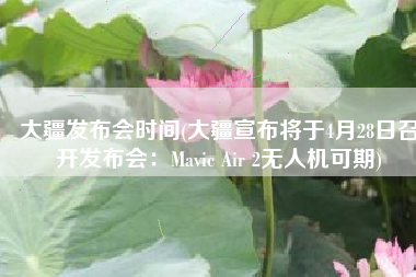 大疆发布会时间(大疆宣布将于4月28日召开发布会：Mavic Air 2无人机可期)