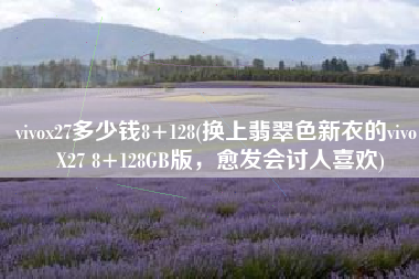 vivox27多少钱8+128(换上翡翠色新衣的vivo X27 8+128GB版，愈发会讨人喜欢)