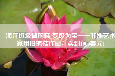 海洋垃圾做的鞋(变废为宝——非洲艺术家用旧拖鞋作画，卖到1000美元)