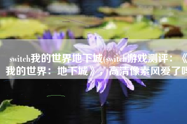 switch我的世界地下城(switch游戏测评：《我的世界：地下城》，高清像素风爱了吗)