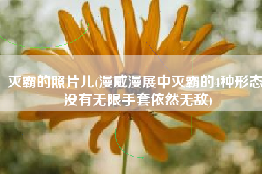 灭霸的照片儿(漫威漫展中灭霸的4种形态，没有无限手套依然无敌)