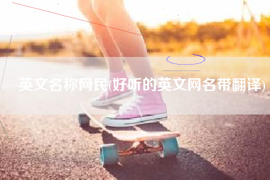 英文名称网民(好听的英文网名带翻译)