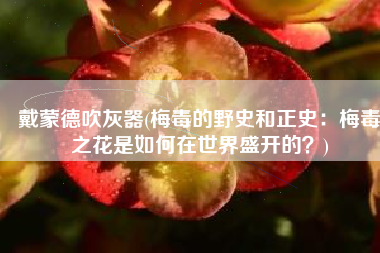 戴蒙德吹灰器(梅毒的野史和正史：梅毒之花是如何在世界盛开的？)