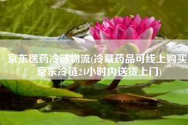 京东医药冷链物流(冷藏药品可线上购买，京东冷链24小时内送货上门)