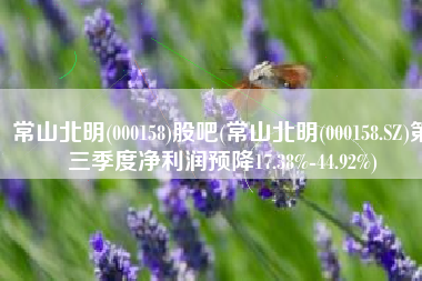 常山北明(000158)股吧(常山北明(000158.SZ)第三季度净利润预降17.38%-44.92%)
