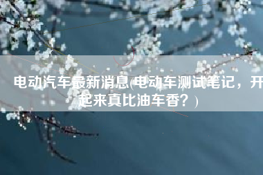 电动汽车最新消息(电动车测试笔记，开起来真比油车香？)