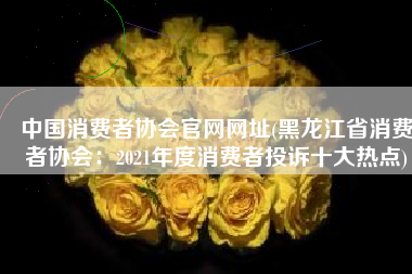 中国消费者协会官网网址(黑龙江省消费者协会：2021年度消费者投诉十大热点)