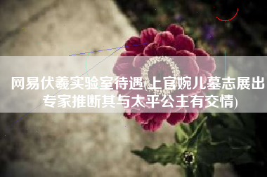 网易伏羲实验室待遇(上官婉儿墓志展出！专家推断其与太平公主有交情)