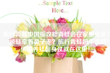 旅行青蛙中国版攻略青蛙会在家里呆多久(被蛙牵着鼻子走？旅行青蛙超牛攻略！佛系养蛙翻身仗就在这里！)