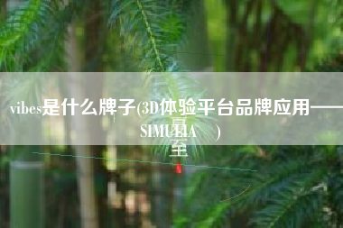 vibes是什么牌子(3D体验平台品牌应用——SIMULIA®)