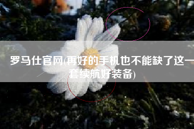 罗马仕官网(再好的手机也不能缺了这一套续航好装备)