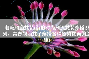 潮流频道女装(街拍时尚潮流女装穿搭系列，青春靓丽女子穿搭各种姿势优美的旋律)