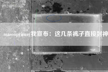 masonprince(我宣布：这几条裤子直接封神)