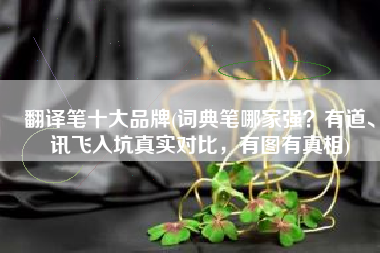 翻译笔十大品牌(词典笔哪家强？有道、讯飞入坑真实对比，有图有真相)