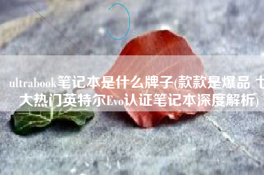 ultrabook笔记本是什么牌子(款款是爆品 七大热门英特尔Evo认证笔记本深度解析)