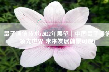 量子通信技术(2022年展望｜中国量子通信领先世界 未来发展前景可观)