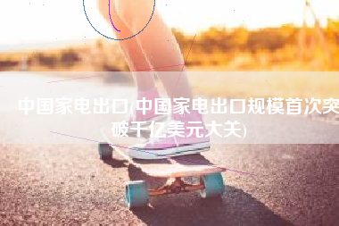 中国家电出口(中国家电出口规模首次突破千亿美元大关)