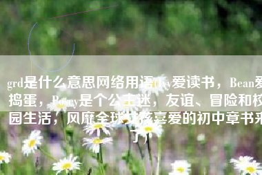 grd是什么意思网络用语(Ivy爱读书，Bean爱捣蛋，Posey是个公主迷，友谊、冒险和校园生活，风靡全球女孩喜爱的初中章书来了)