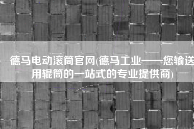 德马电动滚筒官网(德马工业——您输送用辊筒的一站式的专业提供商)