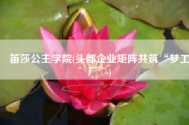 笛莎公主学院(头部企业矩阵共筑“梦工厂”)