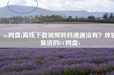 uc网盘(离线下载视频转码通通没有？体验复活的UC网盘)