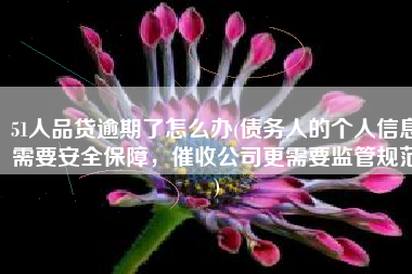 51人品贷逾期了怎么办(债务人的个人信息需要安全保障，催收公司更需要监管规范)