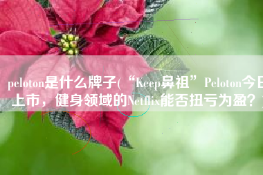 peloton是什么牌子(“Keep鼻祖”Peloton今日上市，健身领域的Netflix能否扭亏为盈？)