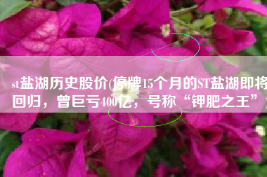 st盐湖历史股价(停牌15个月的ST盐湖即将回归，曾巨亏400亿，号称“钾肥之王”)
