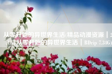 从零开始的异世界生活(精品动漫资源｜22.1.5|从零开始的异世界生活｜BDrip 7.34G)