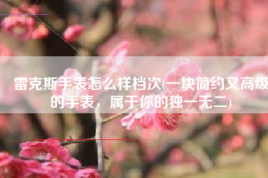 雷克斯手表怎么样档次(一块简约又高级的手表，属于你的独一无二)