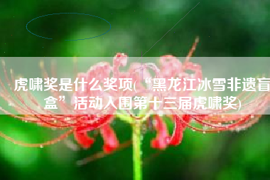 虎啸奖是什么奖项(“黑龙江冰雪非遗盲盒”活动入围第十三届虎啸奖)