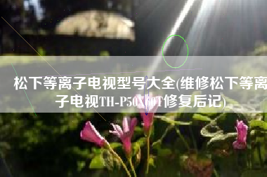 松下等离子电视型号大全(维修松下等离子电视TH-P50X60T修复后记)