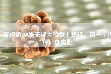 夏伯渝(69岁无腿大爷登上珠峰，用一生演绎一部电影)