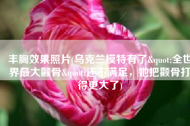 丰胸效果照片(乌克兰模特有了"全世界最大颧骨"还不满足，她把颧骨打得更大了)