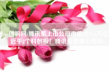 qq团购网(腾讯系上市公司市值达11.6万亿，近乎2个科创板！腾讯是普通公司吗)