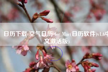日历下载(空气日历 for Mac(日历软件)v1.6中文激活版)