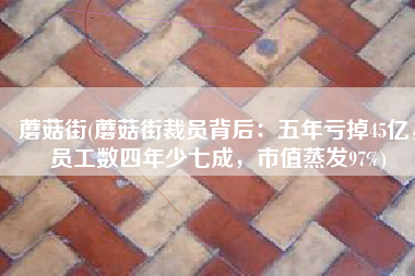 蘑菇街(蘑菇街裁员背后：五年亏掉45亿，员工数四年少七成，市值蒸发97%)