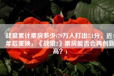 战狼累计票房多少(79万人打出7.1分，近4年后重映，《战狼2》票房能否会再创新高？)