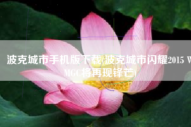 波克城市手机版下载(波克城市闪耀2015 WMGC将再现锋芒)