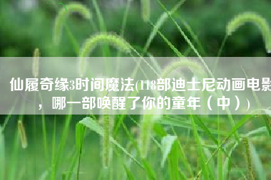 仙履奇缘3时间魔法(118部迪士尼动画电影，哪一部唤醒了你的童年（中）)