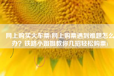 网上购买火车票(网上购票遇到难题怎么办？铁路小姐姐教你几招轻松购票)