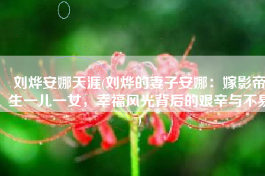 刘烨安娜天涯(刘烨的妻子安娜：嫁影帝生一儿一女，幸福风光背后的艰辛与不易)